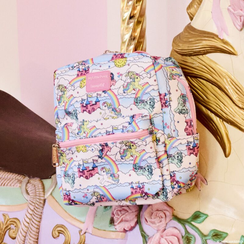 My Little Pony Sky Scene All-Over Print Nylon Square Mini Backpack, , hi-res view 2